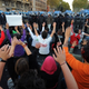 Occupy Rome protest turns violent. (Getty Images)